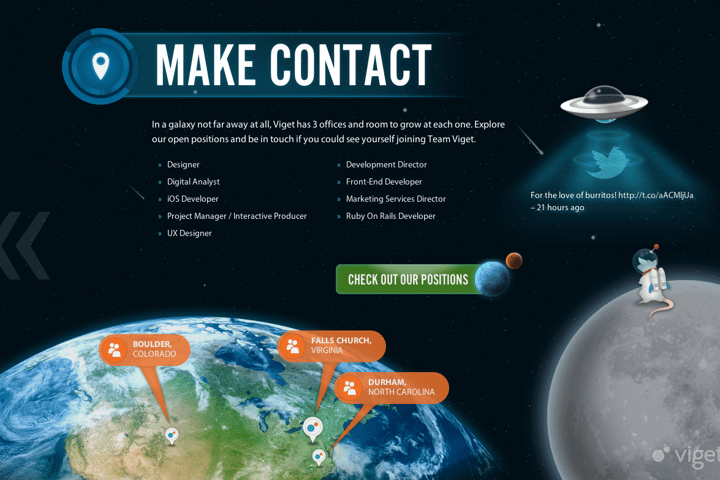 Team Viget website preview